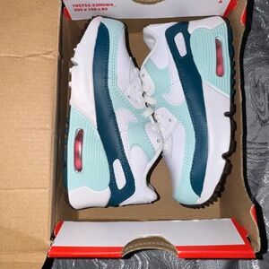 Kids' Nike Air Max Sneakers - White and Blue